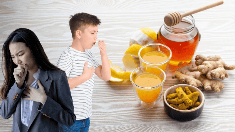 Mật ong chanh gừng giúp trị ho hiệu quả